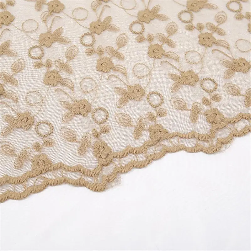 652F Ikat Rambut Syal Bunga Renda Wanita Syal Liburan Musim Panas Bandana Rambut Bunga