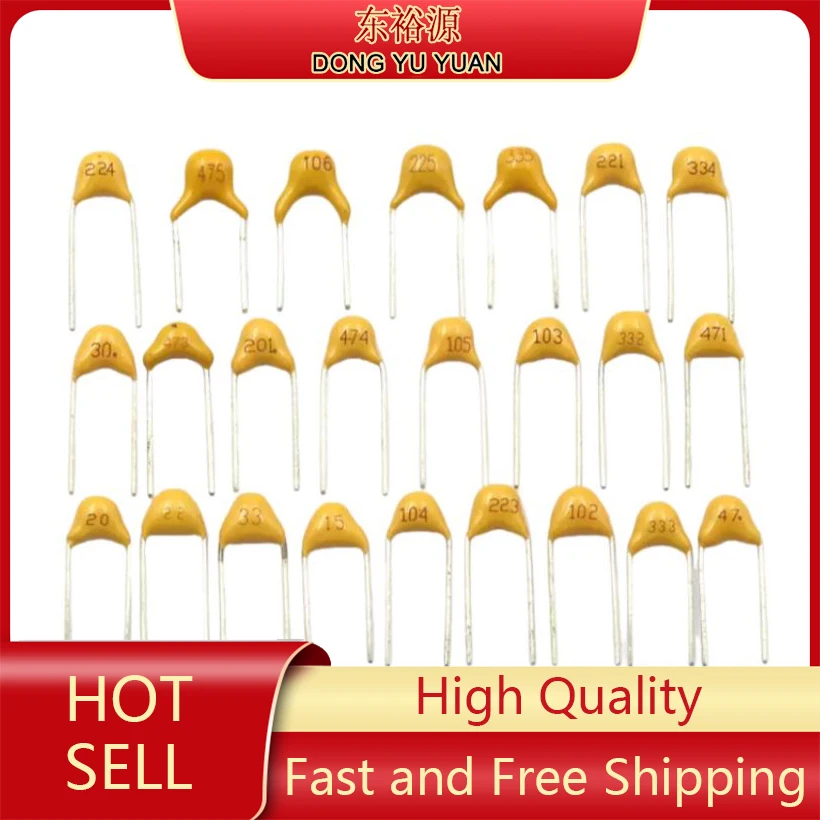 

50 шт. 473 392 393 470 471 474 475 561 562 820 823 5,08 мм 4,7 мкФ 47/470NF 47PF 39NF 5pf 50 В многослойный керамический монолитный конденсатор