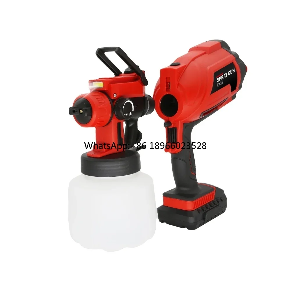 

DIY Paint Sprayer with LED Lights HVLP Cordless Sprayer