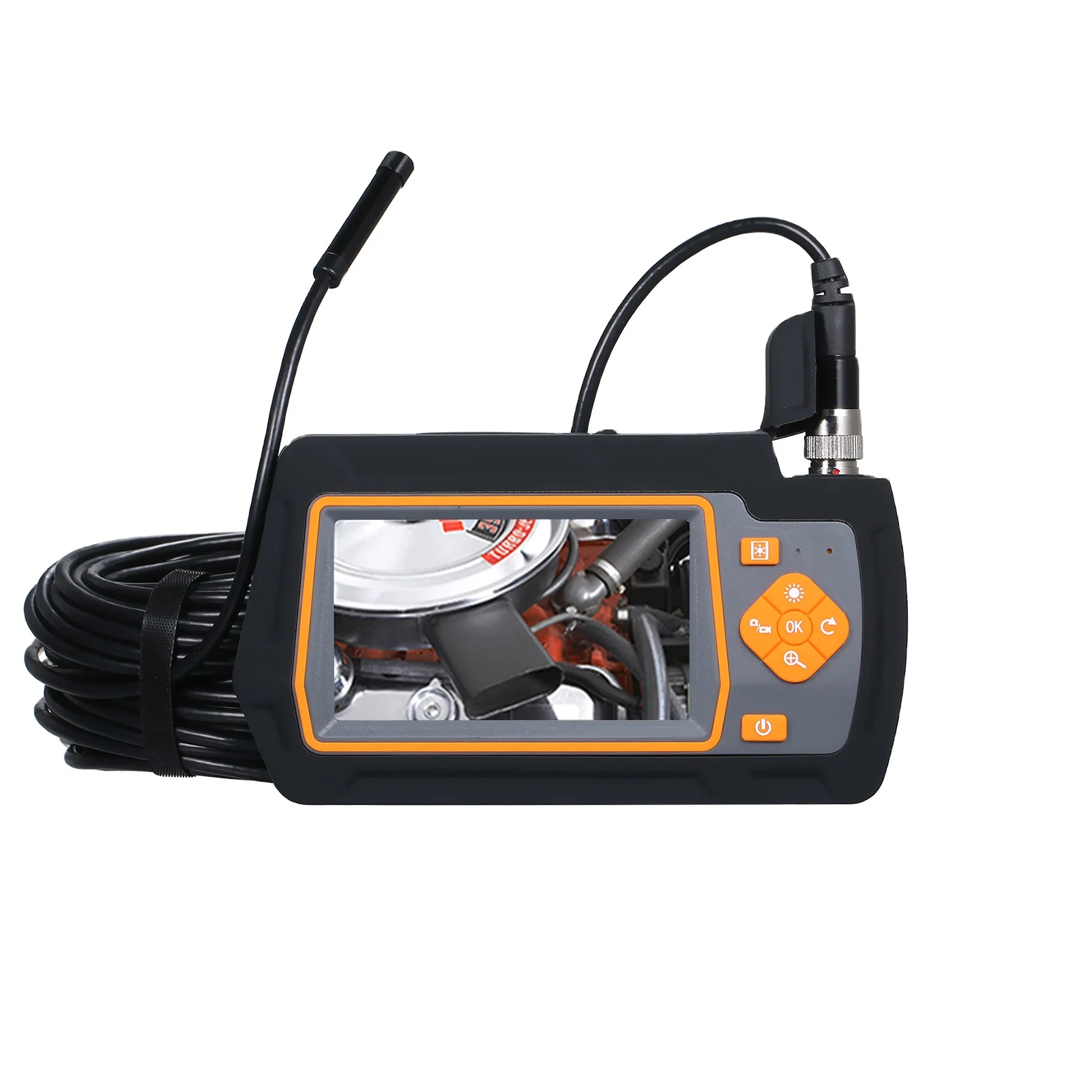 

Промышленные эндоскопы 8,5 мм с 4,3-дюймовым IPS-экраном, шланг 20 м/65,6 футов, бороскопическая камера высокого разрешения 1080P