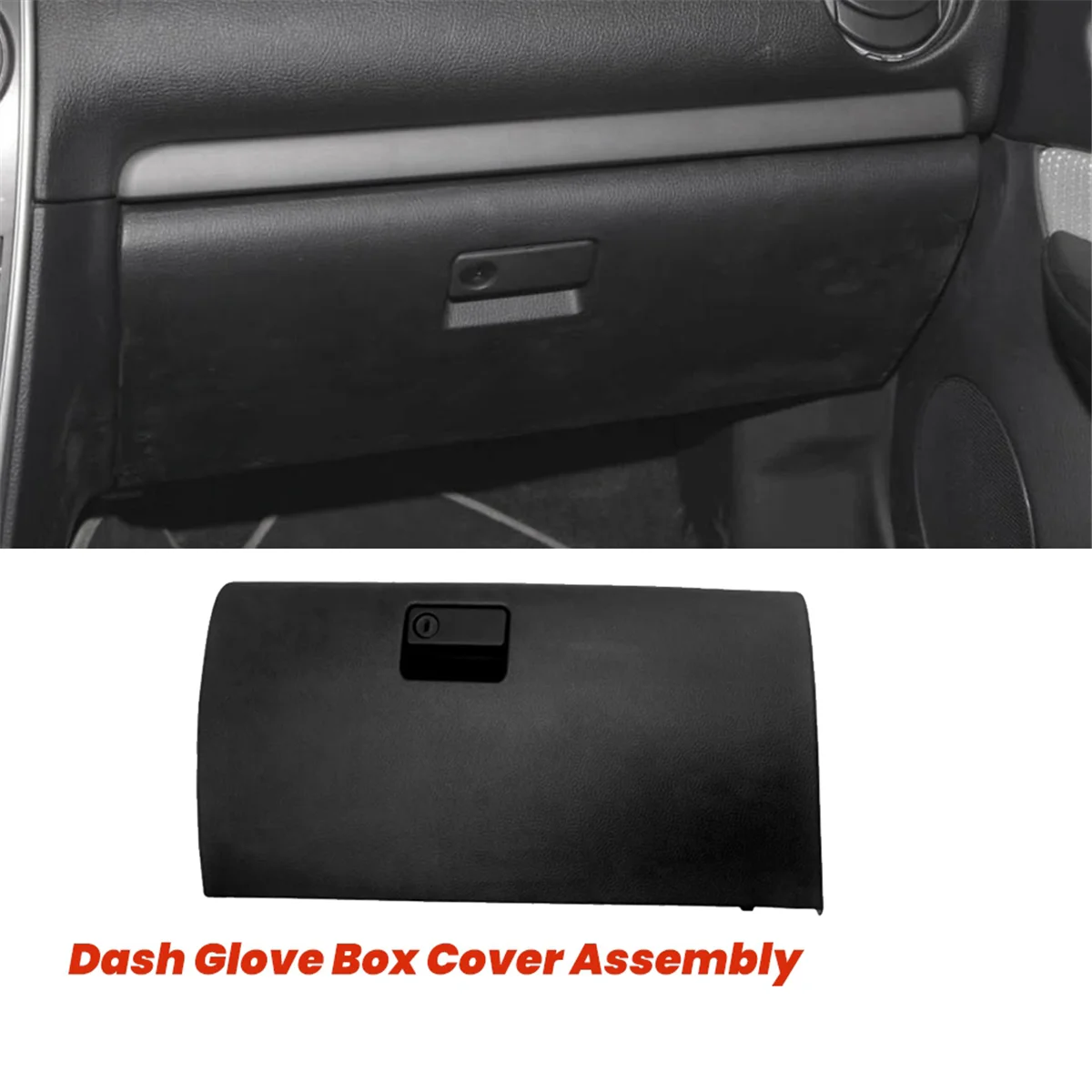 Car Dash Glove Box Cover Assembly GJ6A-64-030A for 6 2003-2008 Console Storage Box Door Lid Panel GJ6A64030A02