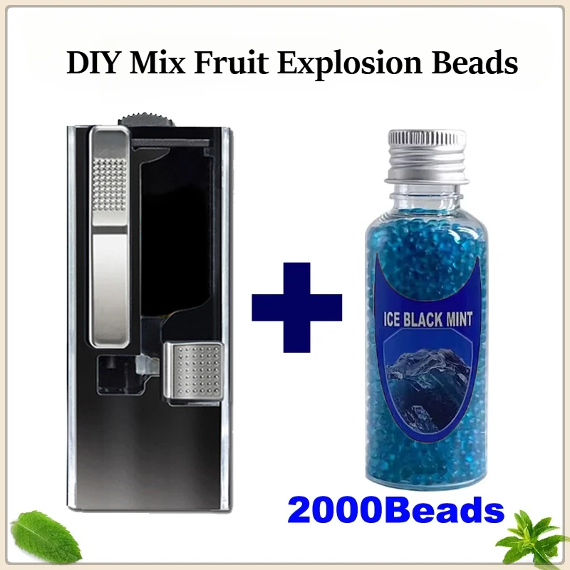 2000Pcs Portable Push Machine Cigarette Explosion Bead Filter Capsule Box Mix Mint Fruit Taste Pusher Smoking Holders Accessory