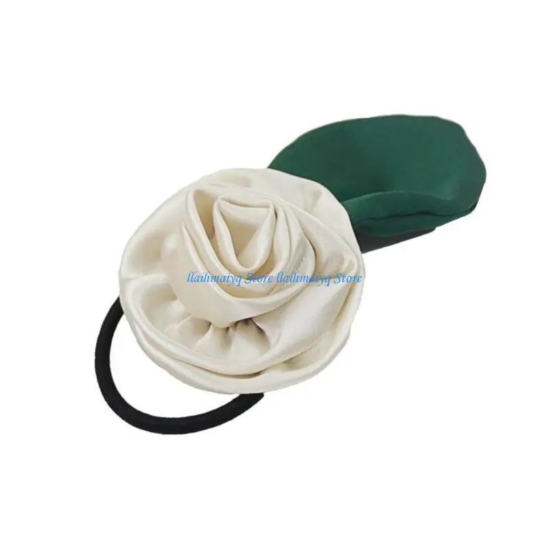 

573B Elastic Ponytail Holder for Women Girl Romantics Headdress Hair Scrunchie Holder