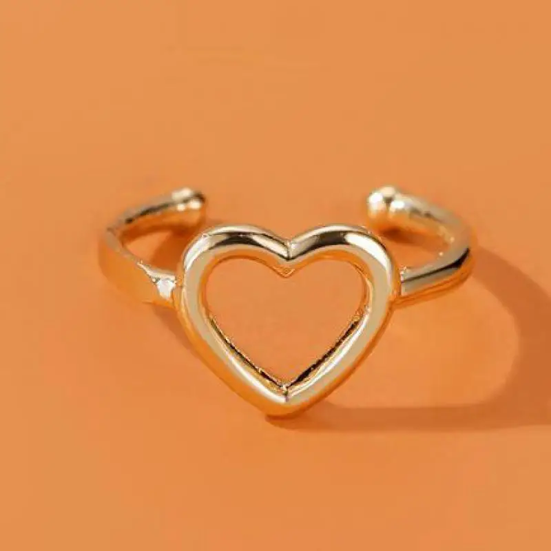 Hollow Heart Clip Earrings For Women Earing Without Hole Jewelry Fake Earrings Single Ear Bone Clip Earings Ear Cuffs Wholesale