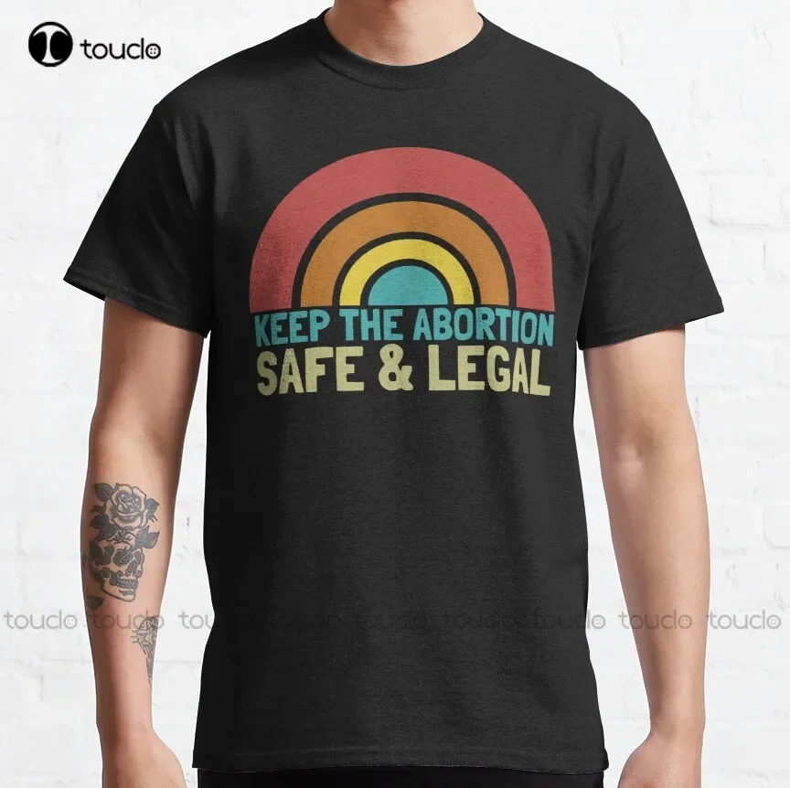 Keep Abortion Safe & Legal Classic T-Shirt Boys' Tops, Tees & Shirts Outdoor Simple Vintag Casual T Shirts Fashion Tshirt Summer