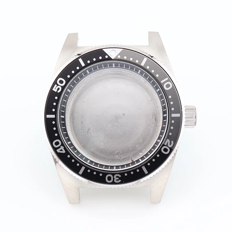 

Men's 40mm 62Mas Mechanical Stainless Steel Watch Case with Mineral Glass for NH35 NH36 Automatic Movement Seiko Mod Watch Parts