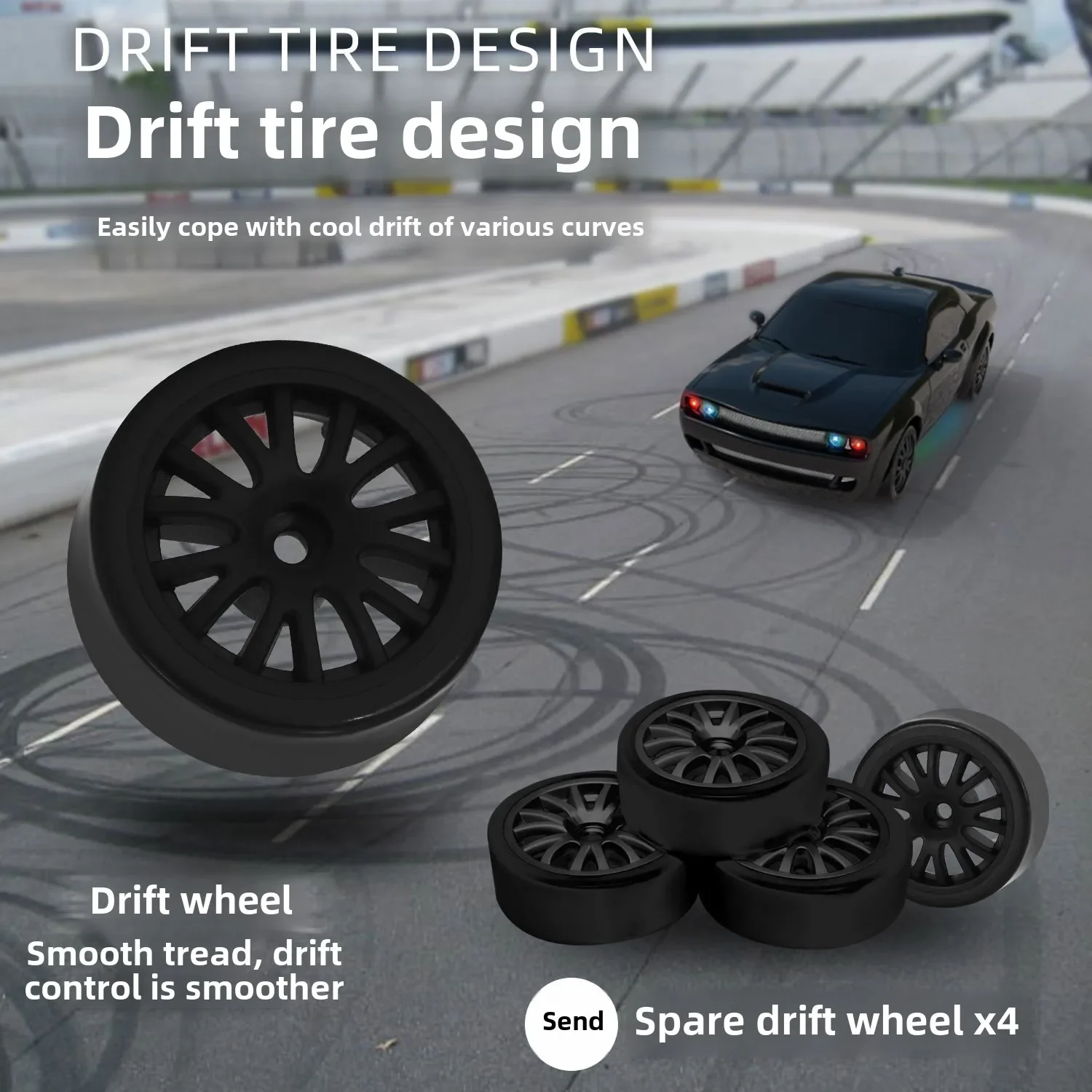 1/20 Fayee FQD10 Afstandsbediening Volledige Proportionele Gyroscoop 4WD Professionele Racing Track Drift Auto Simulatie Model Jongen Speelgoed