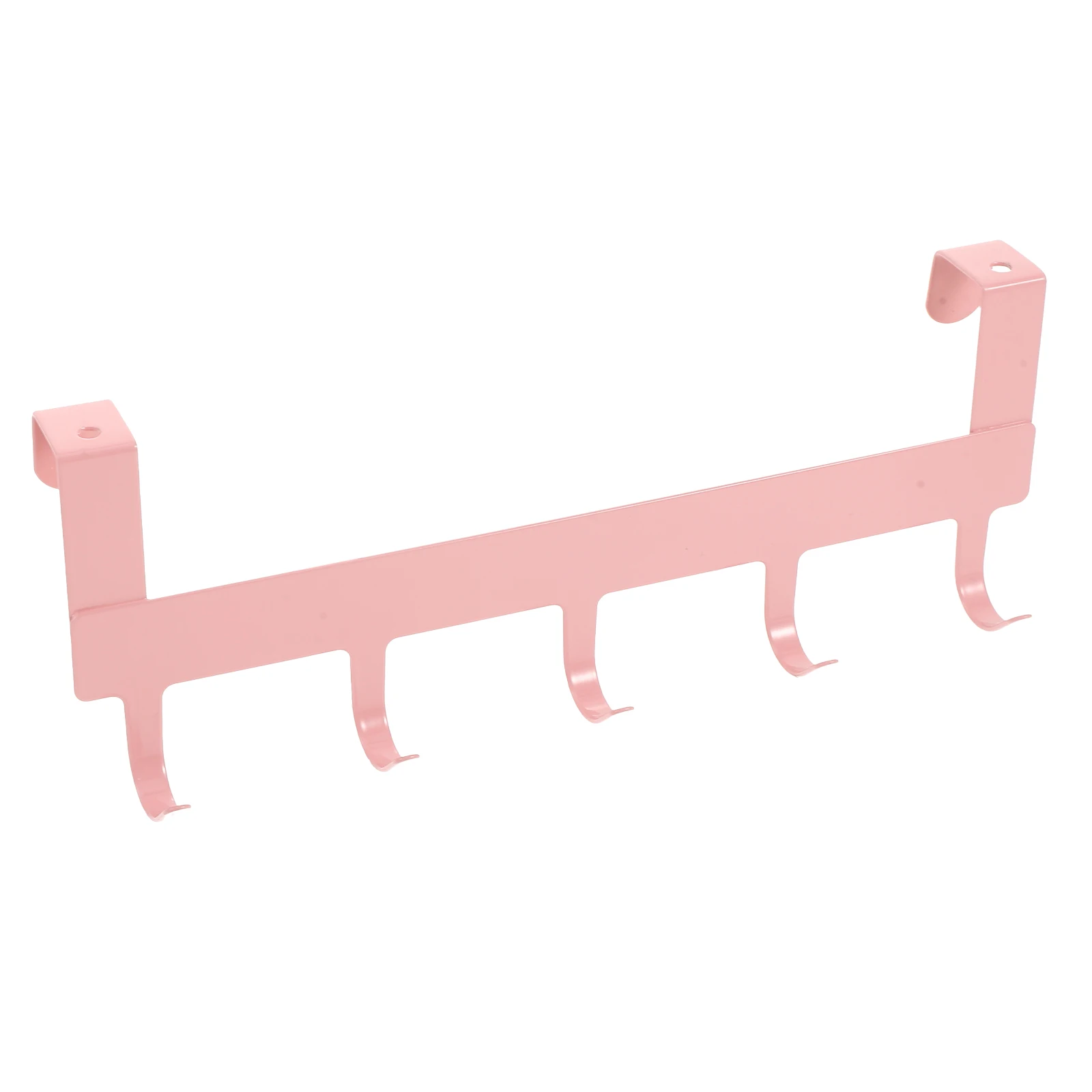 

Wrought Iron Door Hooks Seamless Traceless Pink Back Storage Home Wall Bedroom Wardrobe Office Hooks for Clothes Keys Jewelry