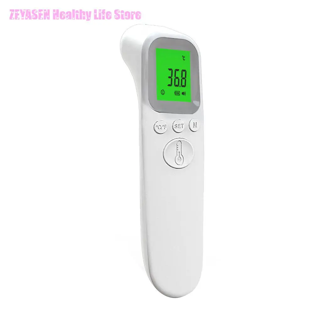 Zeyasen Non-contact Handheld Forehead Thermometer Digital Infrared Thermometer Quick Fever Measurement Accurate Reading For Baby