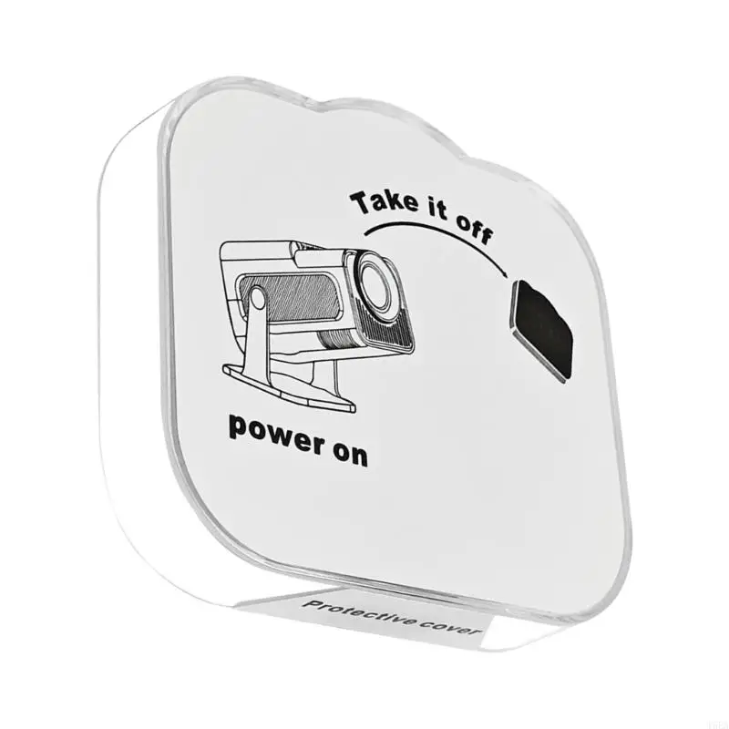 Hy320 미니 프로젝터 용 T5EA 플라스틱 렌즈 캡은 먼지 및 긁힘 렌즈 커버로부터 보호합니다.