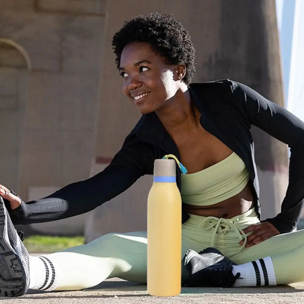 

Drinkware Large Capacity Insulated Bottle Stainless Steel Leak-Proof Sports Kettle Fashion Minimalist Water Cup Car