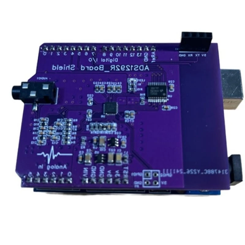 A97I-Digital ECG Module Physiological Signal Measurement Module 24 Bit Analog Front End ADS1292 Microcontroller Development Kit