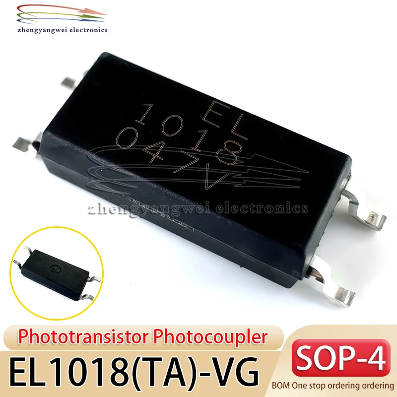 20PCS EL1018 (TA) - VG EL 1018 EL1018 (TA) 1018 SOP-4 Optocoupler Phototransistor Chip Optocoupler
