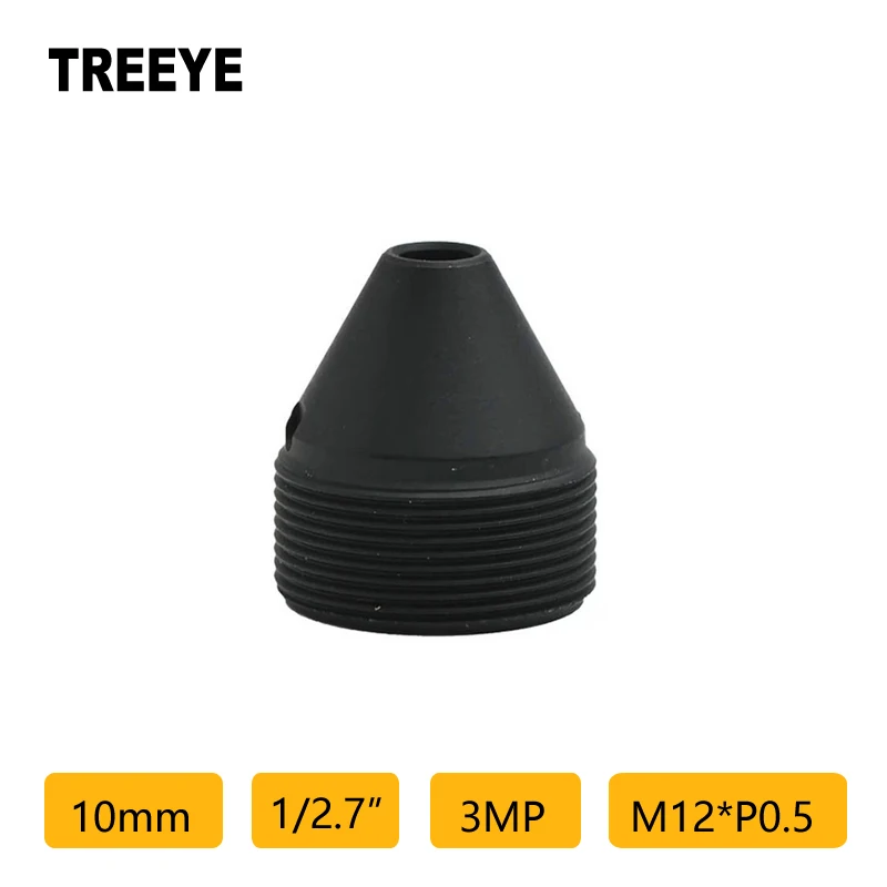 

HD 3MP 10mm M12 Lens F2.5 1/2.7" 9.9mm Pinhole CCTV Lens Video Surveillance Camera Industrial Detection Metallurgy ATM Lens