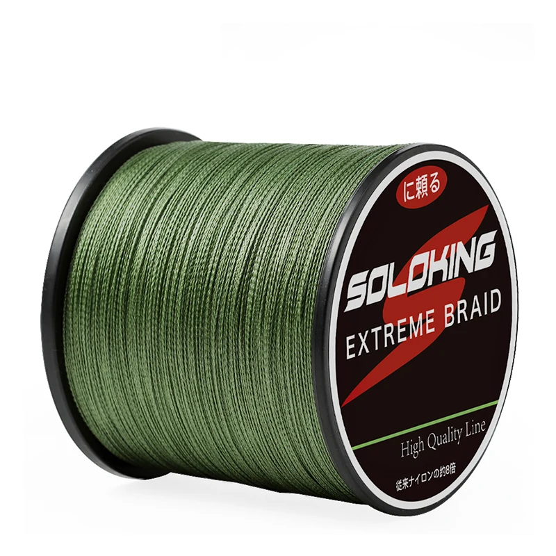 SOLOKING 300M PE Geflochtene Angelschnur Super Starke Japanische Multifilament Meer Angelschnur 10LB-80LB Karpfen Linie Forelle Linie