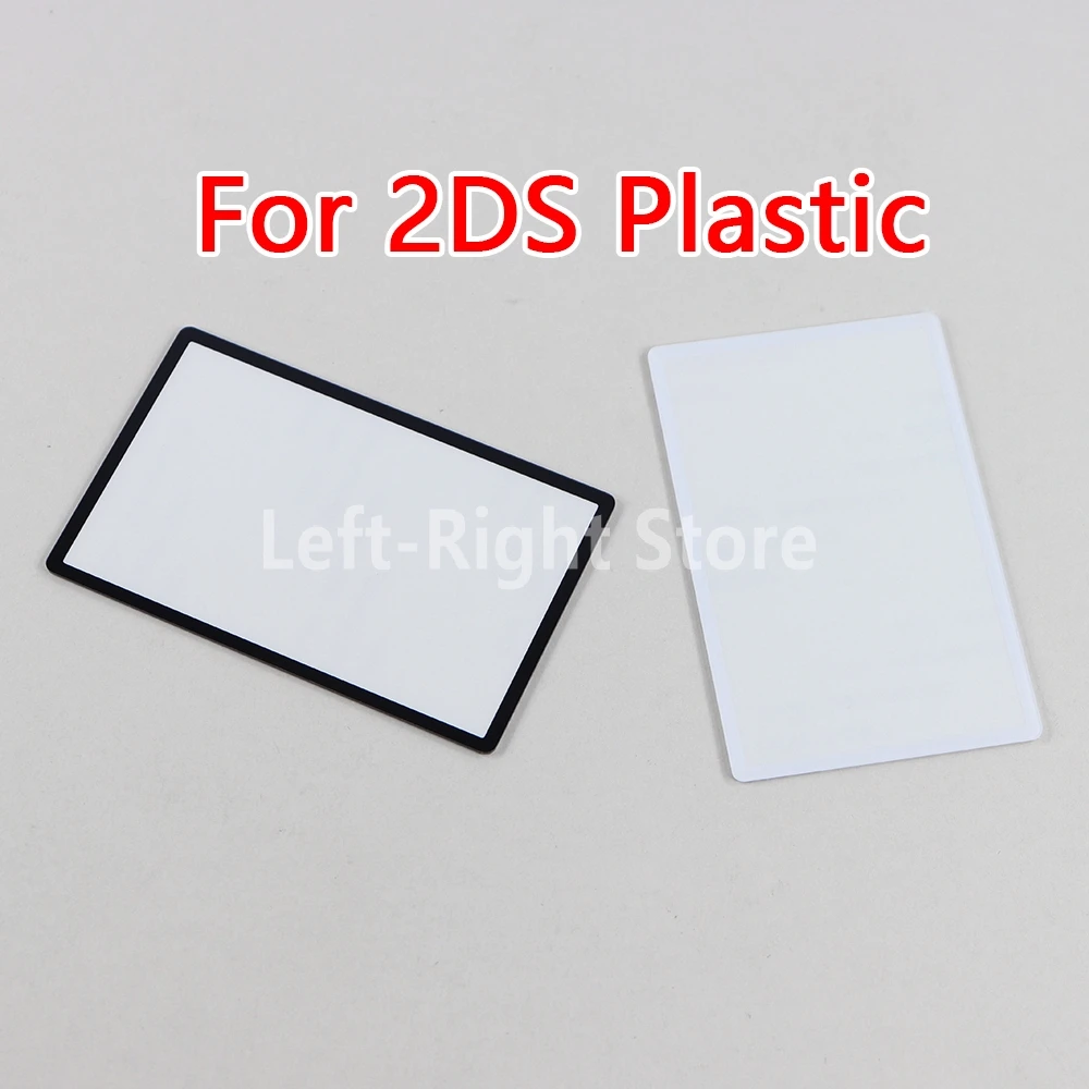 2 sztuki górny ekran LCD z przodu plastikowa obudowa czarny biały Top ramka ekranu osłona obiektywu ochrona ekranu LCD dla Nintendo 2DS