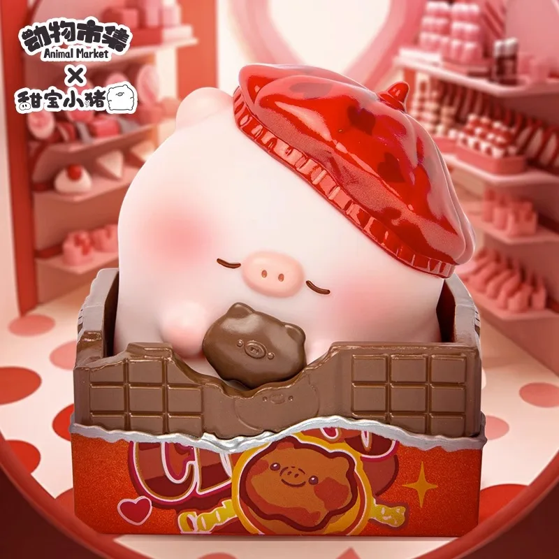 Sweet Baby Pig Calorie Refill Station Series Blind Box Surprise Box Original Action Figure Cartoon Model Mystery Box Collection