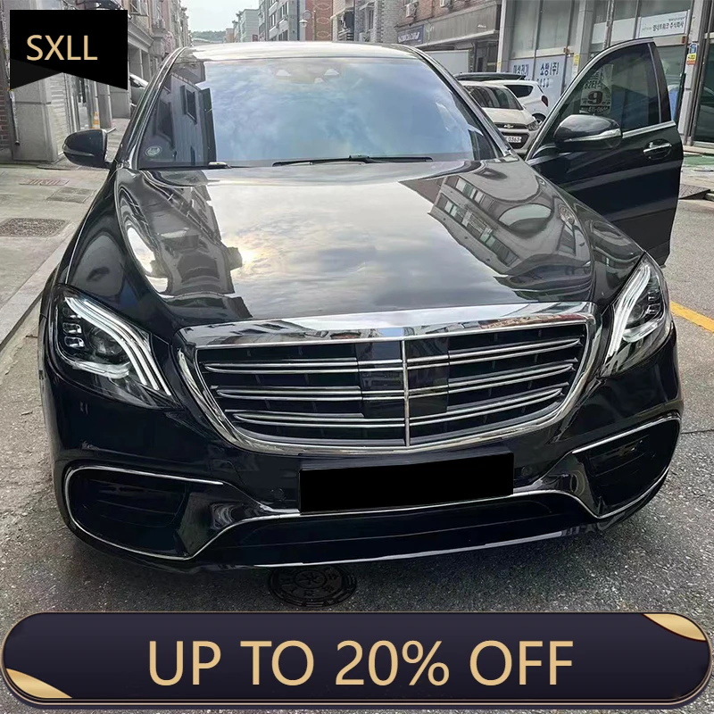 

New and Old S63 S65 Style Car Front Bumper Rear Diffuser Body Kit for W222 2014-2022
