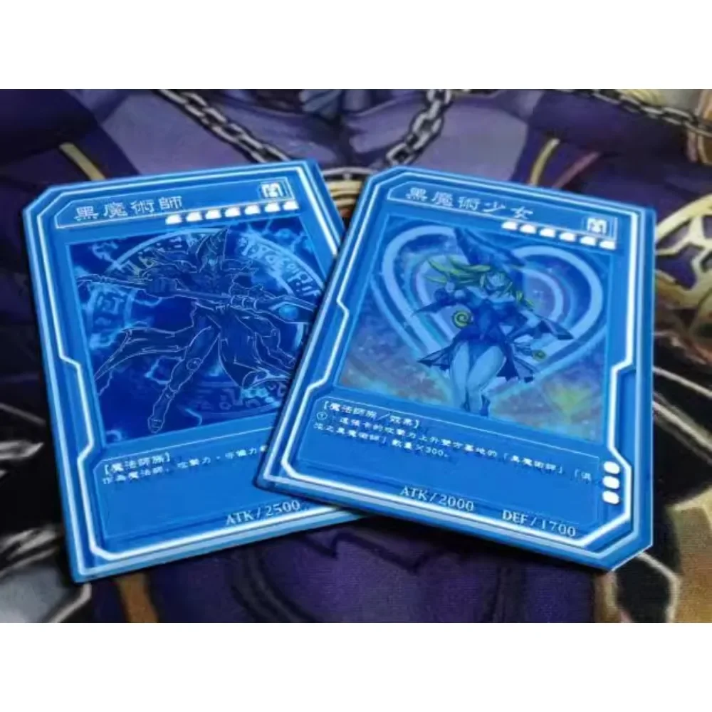 Yu Gi Oh Blue-Eyes White Dragon Black Magician Girl Characters Theater Version Card Anime Classics Game Collection Cards Toy