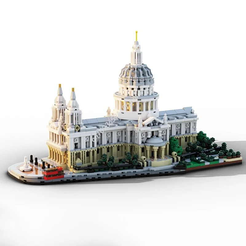 2148 قطعة MOC سانت بول S كاتدرائية 1 نموذج معمار ألعاب البناء كتل تجميع لتقوم بها بنفسك هدية الكريسماس فكرة إبداعية للأطفال #4