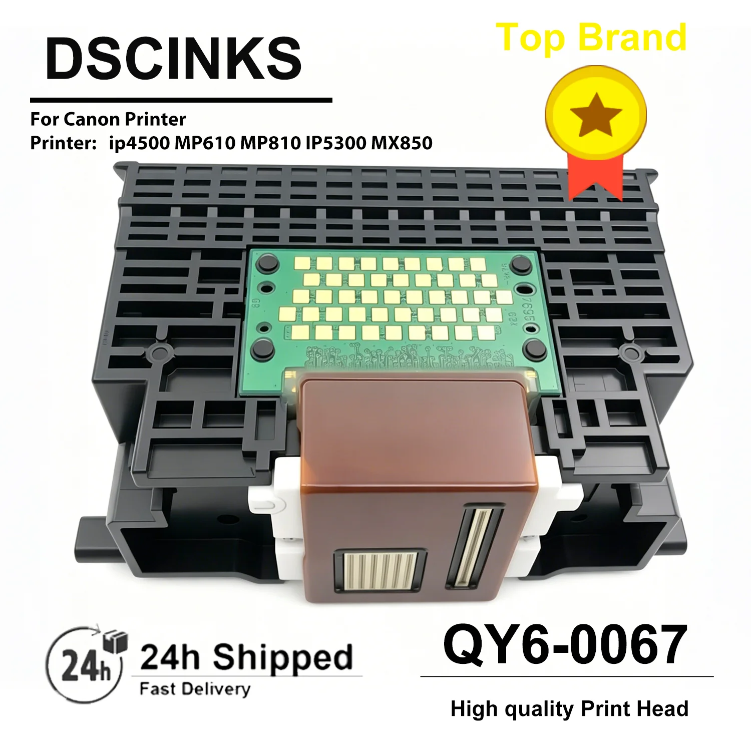 

1PC QY6-0067 printhead for Canon ip4500 MP610 MP810 IP5300 MX850 Printer 98% New