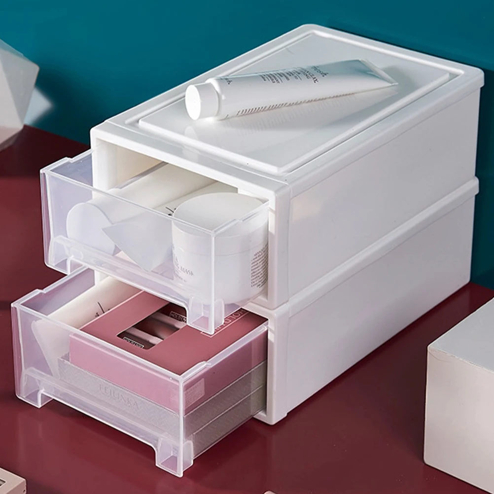 

Drawer Storage Box Desktop Organizer Container with Drawers Sundry Makeup Organizers Pp Plastic Containers Baby