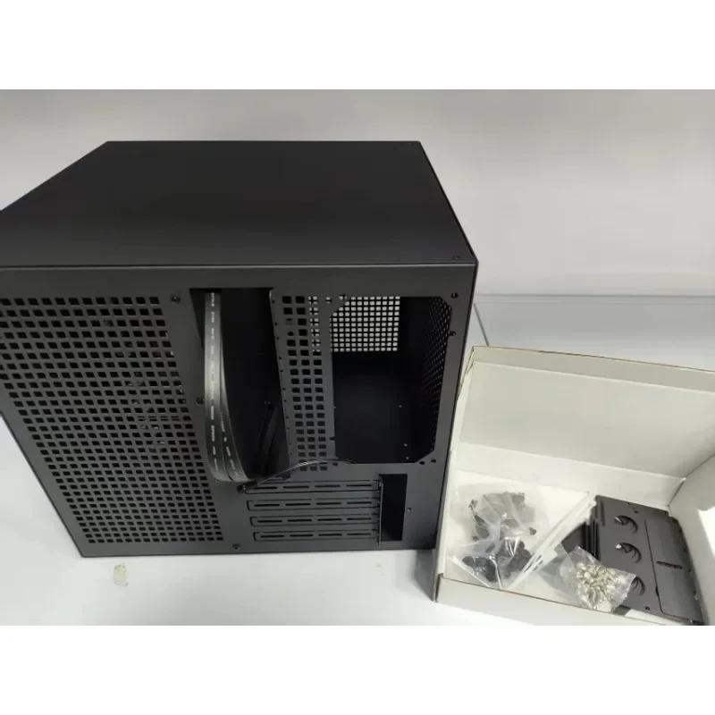Sagittarius Black 8-bay NAS Chassis with Backplane for ATX Power, MATX Main Board and Full-height PCIe Devices