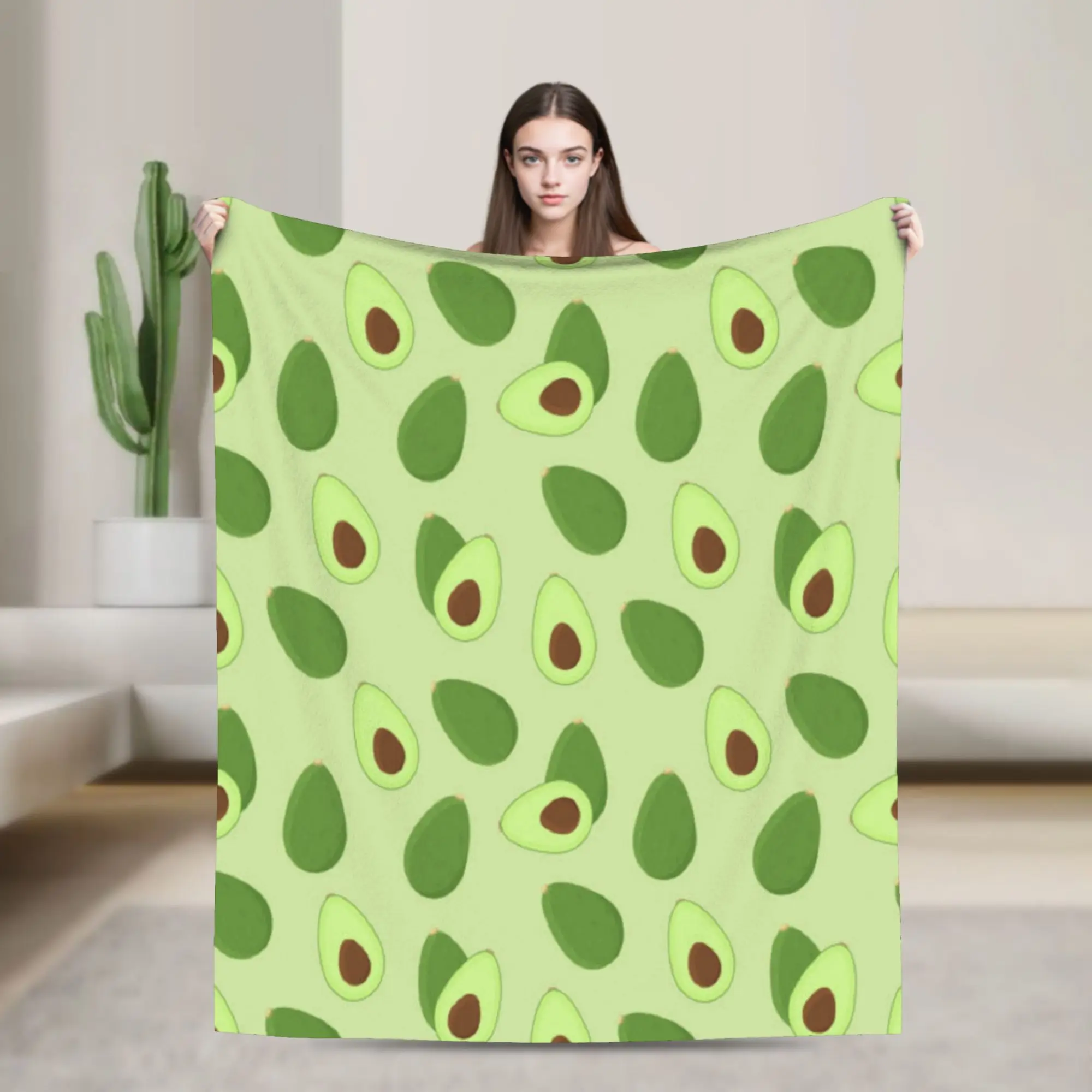 Cute Fruit Vegetable Warm Soft Blankets  Children Plush Bedding Throws Novelty Home Decor Flannel Bedspread Sofa Bed Cover