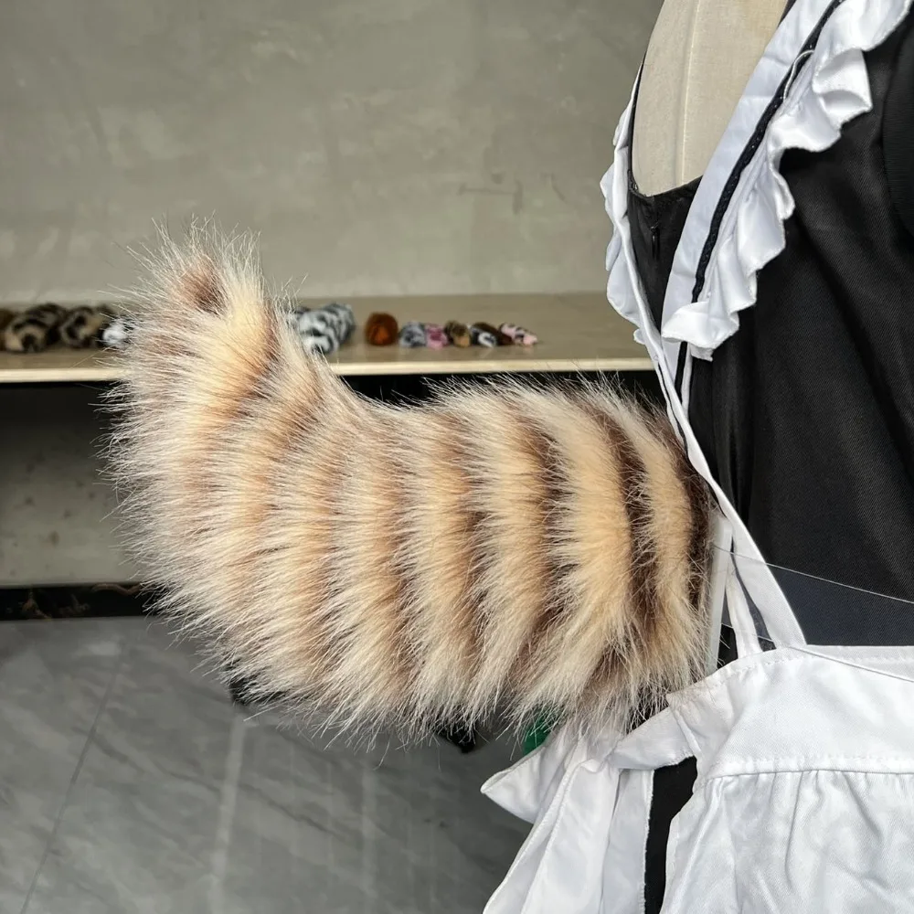 Transparent Belt Electric Furry Tail Movable Tail Realistic Furry Cosplay Tail Cute Interactive Adjustable Cat Tail