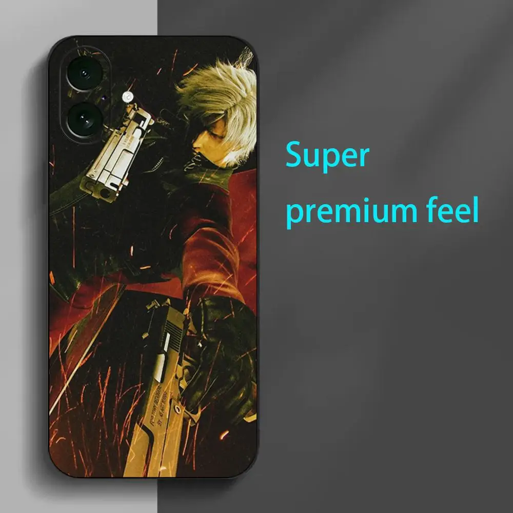 Popular Devil May Cry Game Phone Case For iPhone 17 16 15 14 13 12 X XR XS 8 Plus Mini Pro Max Soft black Shockproof Cover view 3
