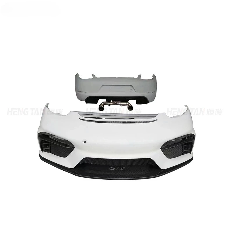 

Suitable for Porsche 987 modified front and rear bumpers GT4 Kaman 987 upgraded modified GT4 surrounded front and rear bars
