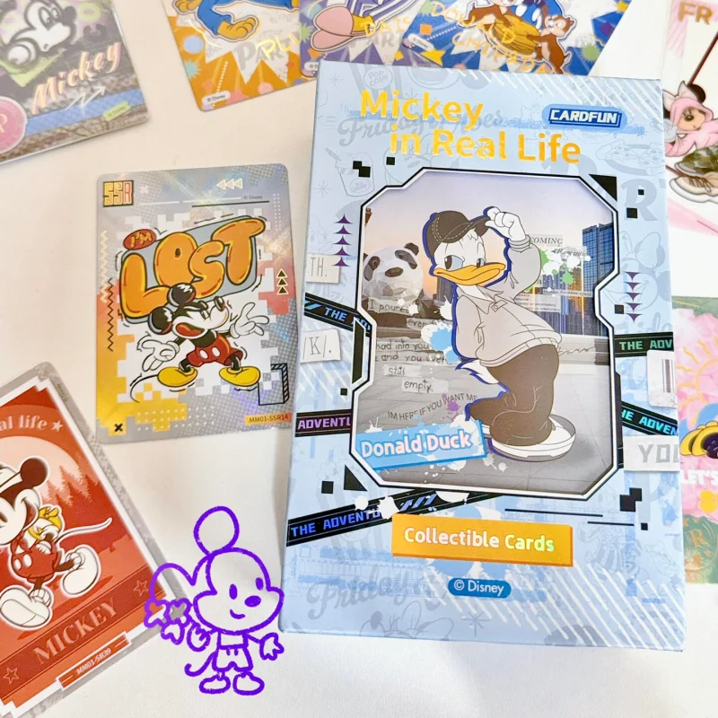 

В наличии: Оригинальные коллекционные карточки CARDFUN X DISNEY с Микки Маусом в реальном мире – идеальный подарок на день рождения для фанатов и коллекционеров.