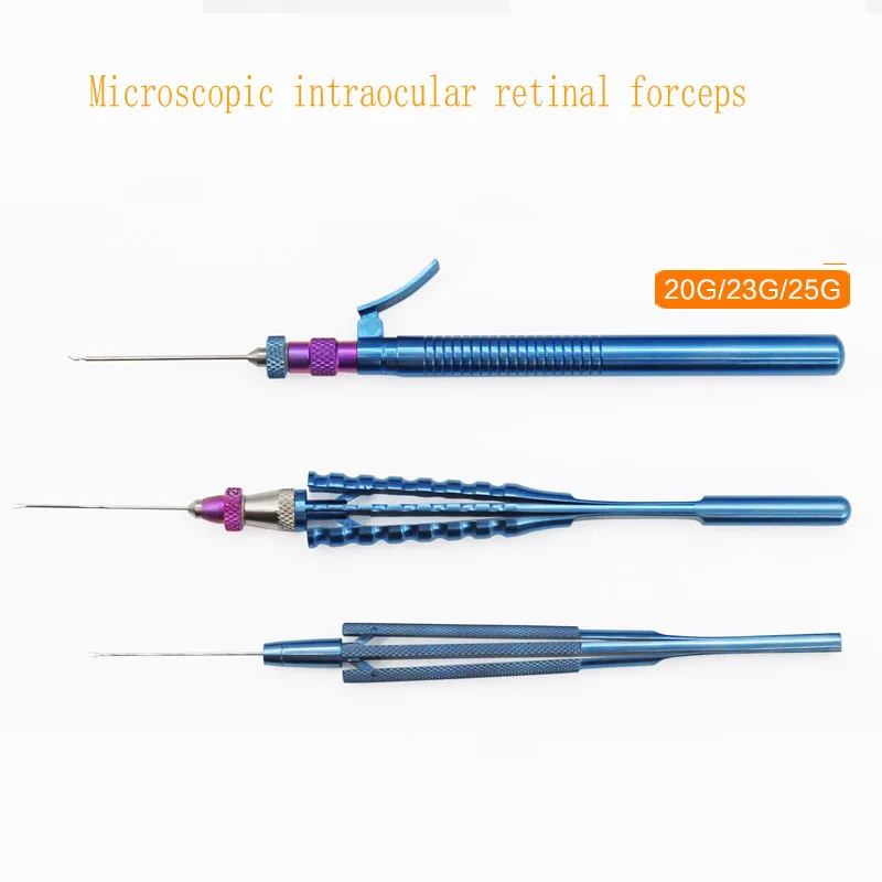 

Microscopic ophthalmic instruments Microscopic intraocular retinal forceps Titanium alloy intraocular retinal forceps