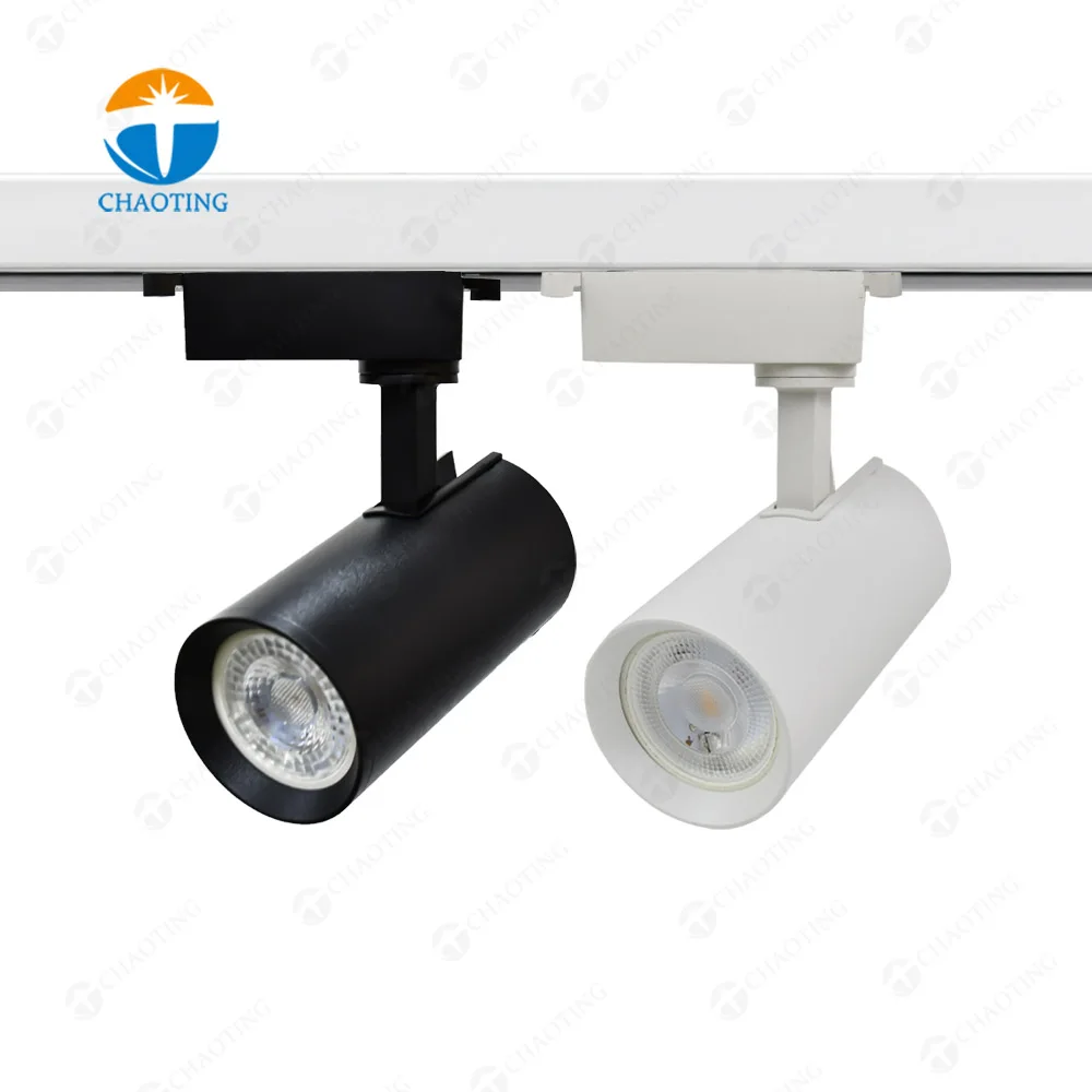 

Commercial Adjustable Focus System Gu10 Spot Track Lights Fixture Housing Led Spotlight For Fashion Store Clothing Shop Lighting