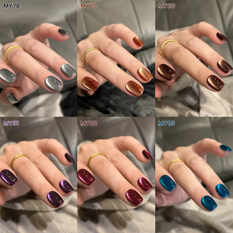 BORN PRETTY 10ml Brown Red Water Light Cat Magnetic Gel Nail Polish for Winter Nails Jelly Glass Soak OffVarnis Semi Permanent