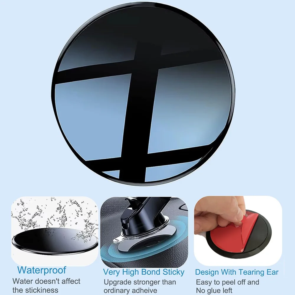 سيارة شفط كأس لاصق ملصق القرص وسادة قاعدة ل GPS المحمول حامل جوّال بلاستيكي حامل المغناطيسي حامل جبل الحرة حلقة مغناطيسية معدنية #5