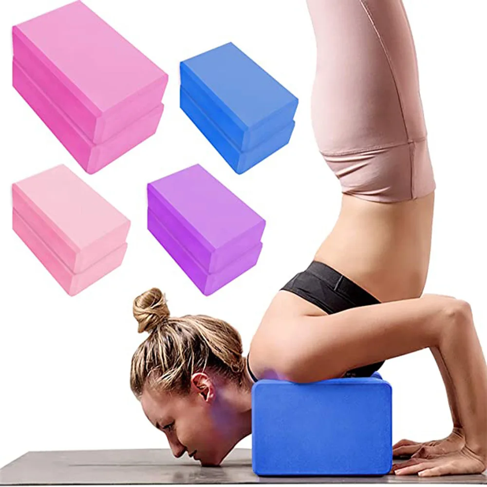 Klocek do jogi EVA Joga bloki poduszka kolorowa pianka Bolster Joga ćwiczenia kulturystyka sprzęt treningowy Joga bloki Cube Stretching