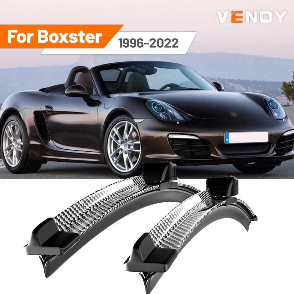 Für Porsche Boxster 986 987 981 982 1996-2022 2004 2012 2013 2014 2015 2016 2 Stück Frontscheibenwischerblätter Scheibenwischer