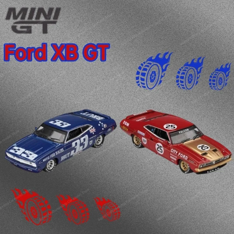 MINIGT 1:64 # 1243 Ford XB GT Australia #1244 Alloy, toy car model, birthday gift