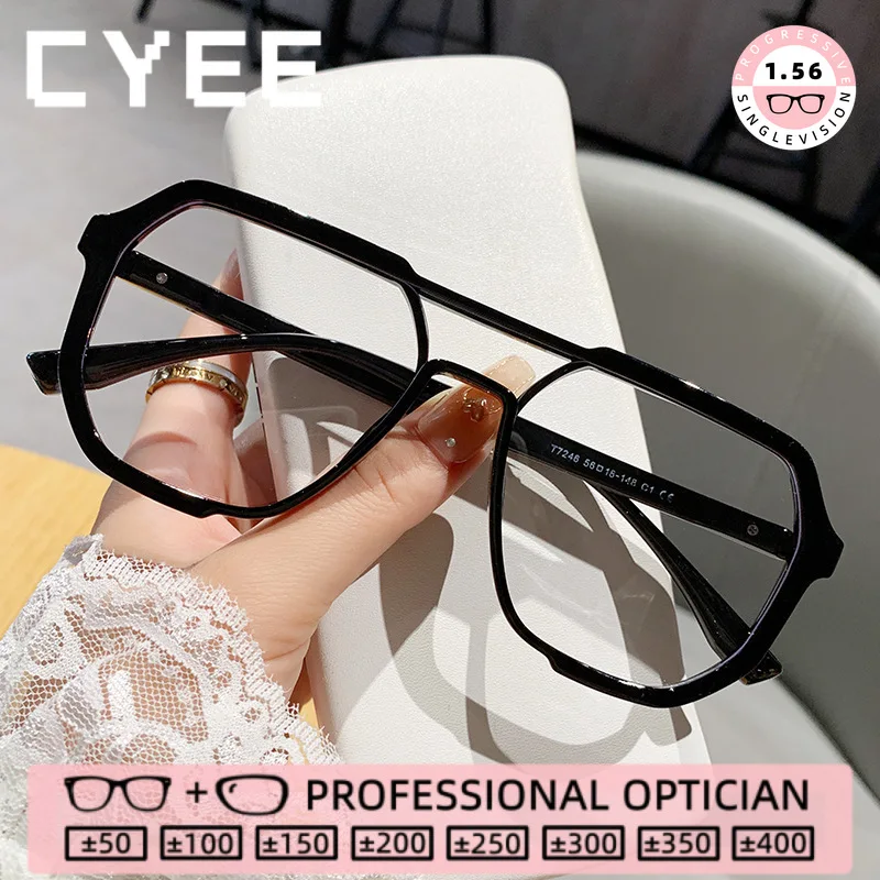 

CYEE Vintage TR90 Reading Glasses Blue Light Blocking High Quality Eyewear Customization Myopia Prescription Optical Eyegiasses