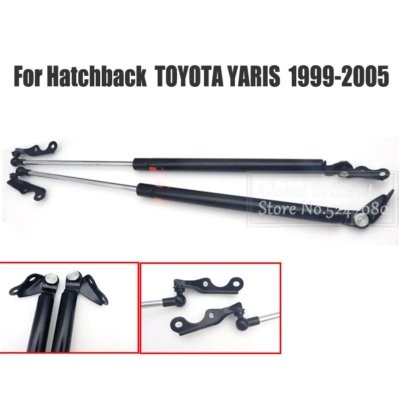 

Rear Trunk Tailgate Boot Gas Struts Lift Supports 2pcs For Toyota Yaris 1999 2000 2001 02 03 2004 2005 68960-59025 68950-59026