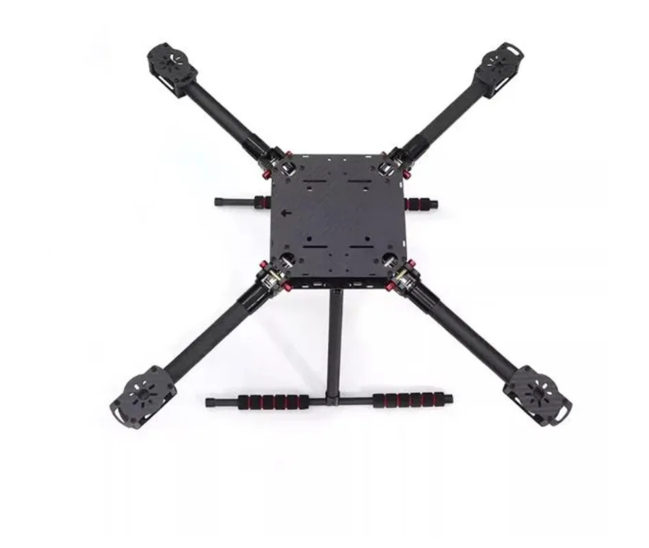 Nouveau cadre de quadrirotor pliable en Fiber de carbone, 550/600/650/700MM, avec train d'atterrissage, Drone complet 13 14 15 16 17 18 pouces