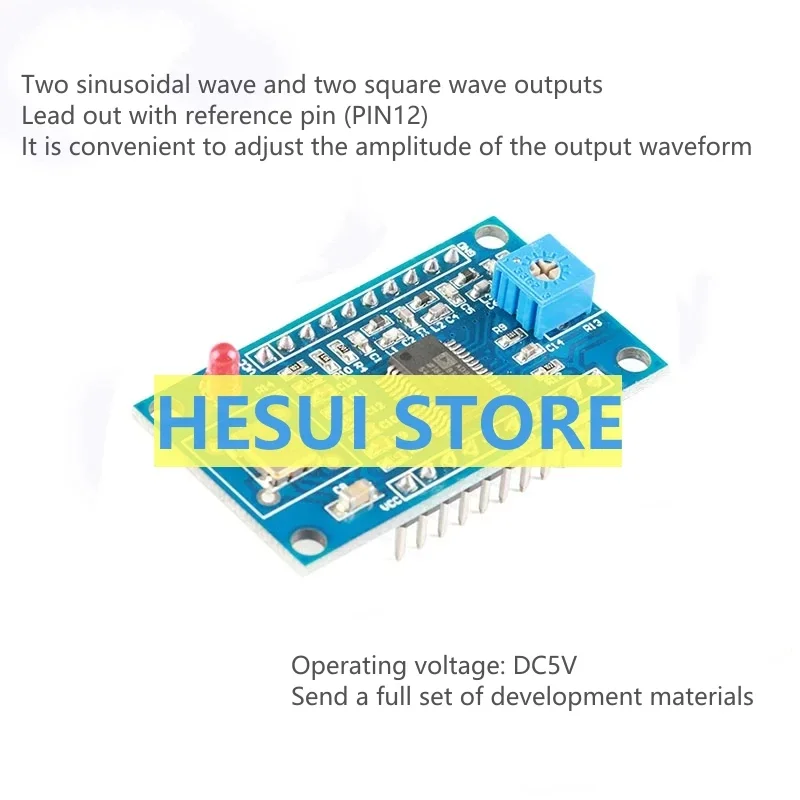 AD9850 DDS signal generator module sine wave square wave generator module test equipment