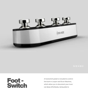 Enya Nexg 2-Basic All-In-One Smart Audio Guitar, Electric Acoustic, Carbon Fiber, Wireless Speaker, Wireless Pedal 10 Main Sales Electric Guitar - №9