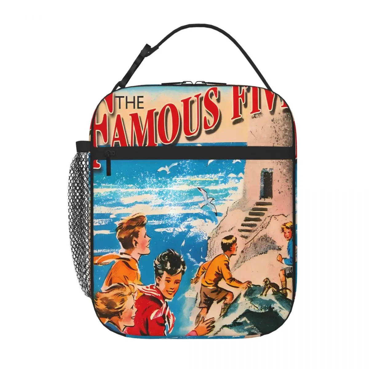 Bestselling The Famous Five By Enid Blyton Compact Style Meal Prep Bag Weight Loss Diet Neoprene Lunch Bag