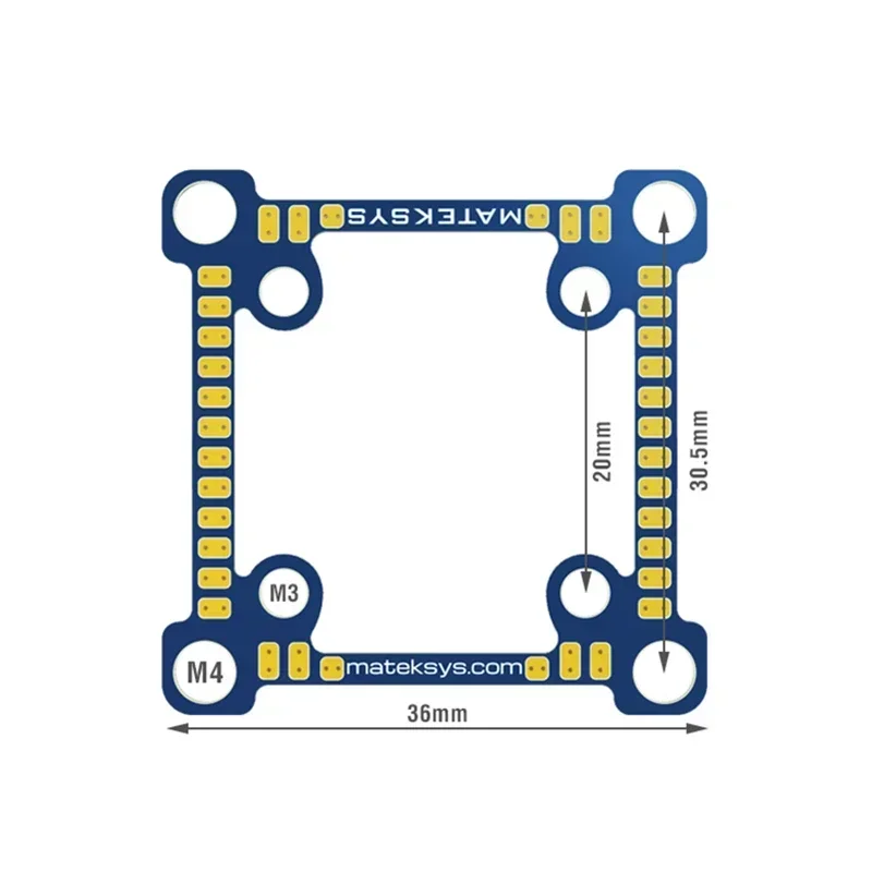 MATEKSYS F405-MiniTE OSD Baro Blackbox F405 kontroler lotu ArduPilot INAV BetaFlight 20X20mm 30X30mm dla samolotu FPV Drone