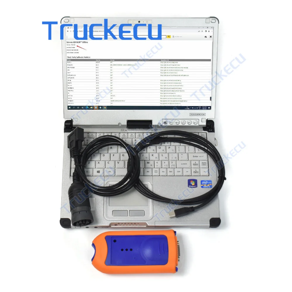 

EDL V2 with C2 laptop V5.3 AG Edl v2 diagnostic tool Agriculture Construction and Forestry Forklift diagnostic scanner tool