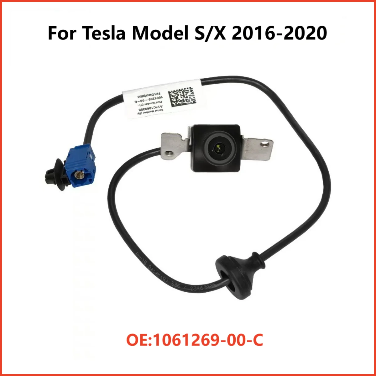 1061269‑00‑C Rear Reversing Backup Camera With Wiring Harness For Tesla Model S X 2016 2017 2018 2019 2020 Parking Assist Camera
