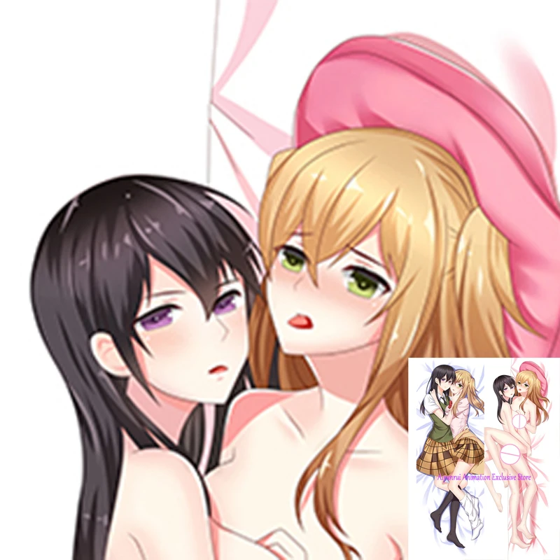 

Anime Dakimakura Pillow Case Aihara Yuzu Sexy and Busty Beautiful Girl Double-Sided Halloween