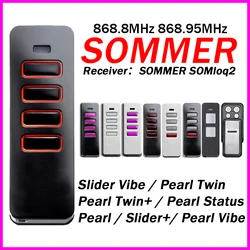 SOMMER Pearl S10779-00001 S10019-00001 TX55-868-4 TRX55-868-4 4018V000 4019V000 4018V064 Garage Door Remote Control 868MHz